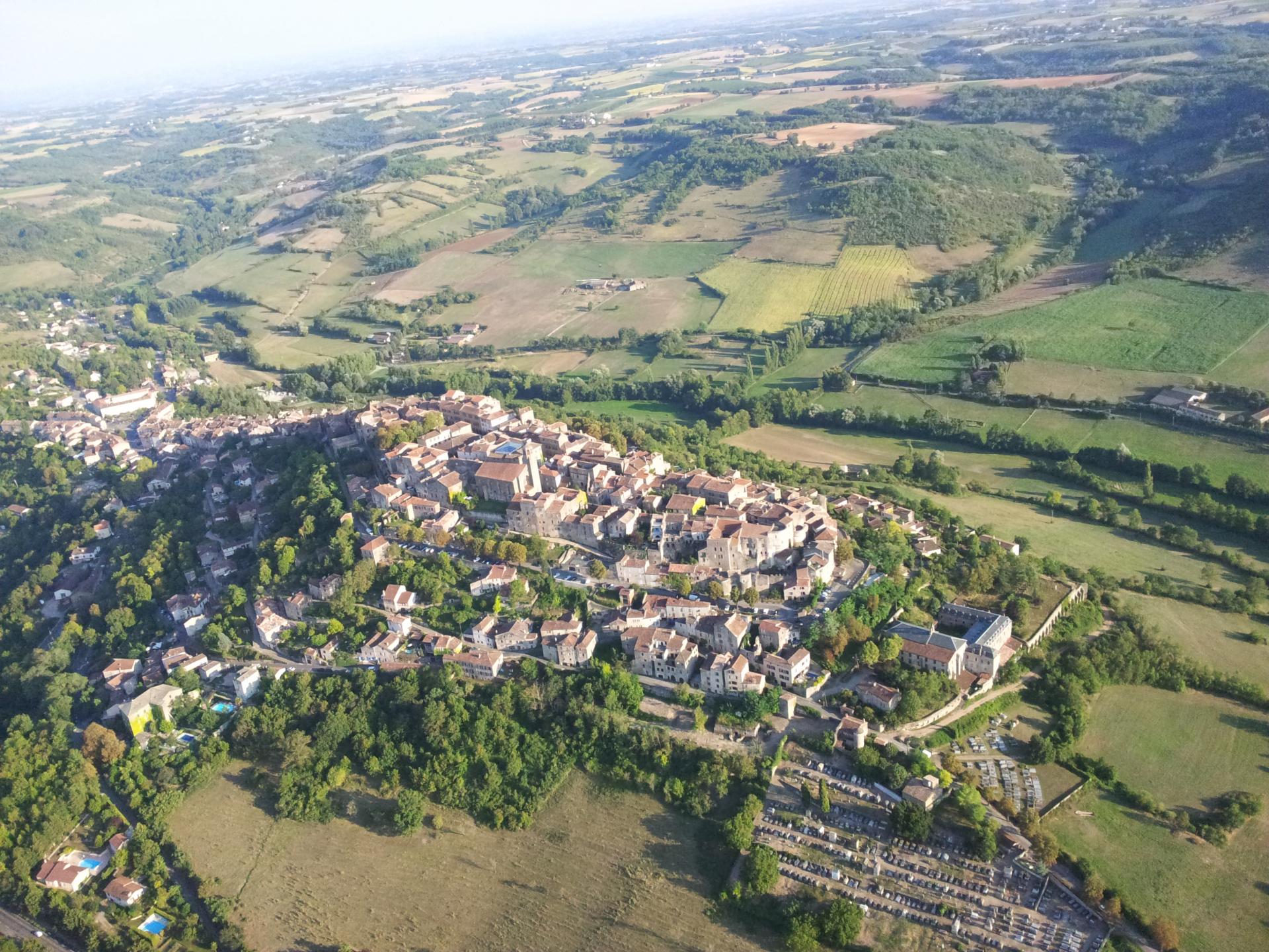 Cordes sur Ciel en ULM