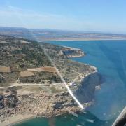 Balade ULM Les falaises de La Franqui