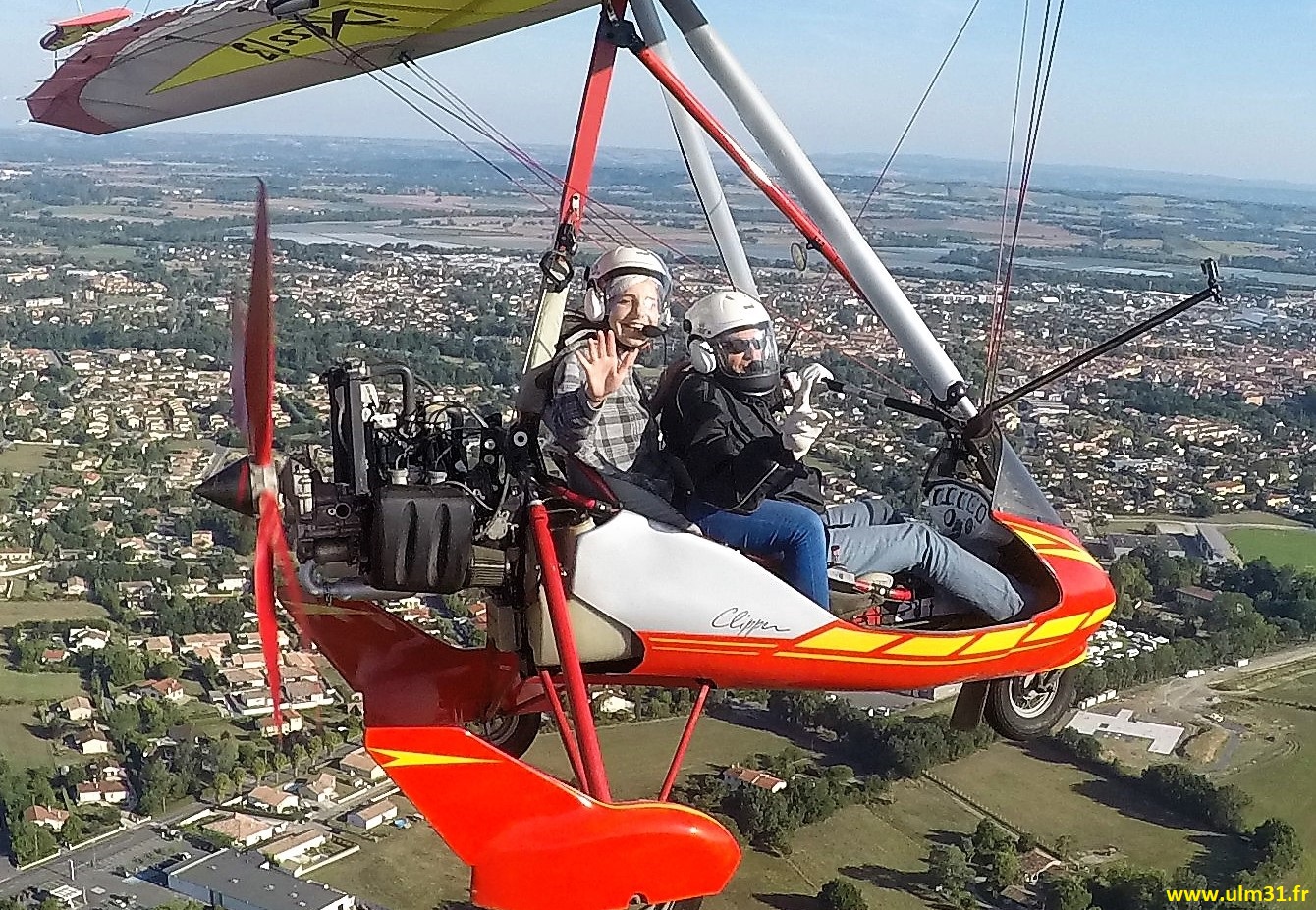 3 Baptême de L'air bande à Chloé et Laura