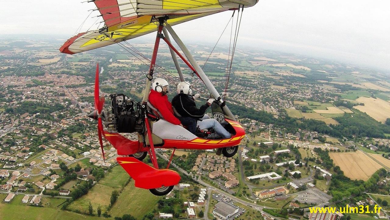 First flight in ULM