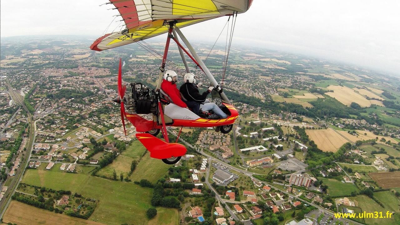 First flight in ULM