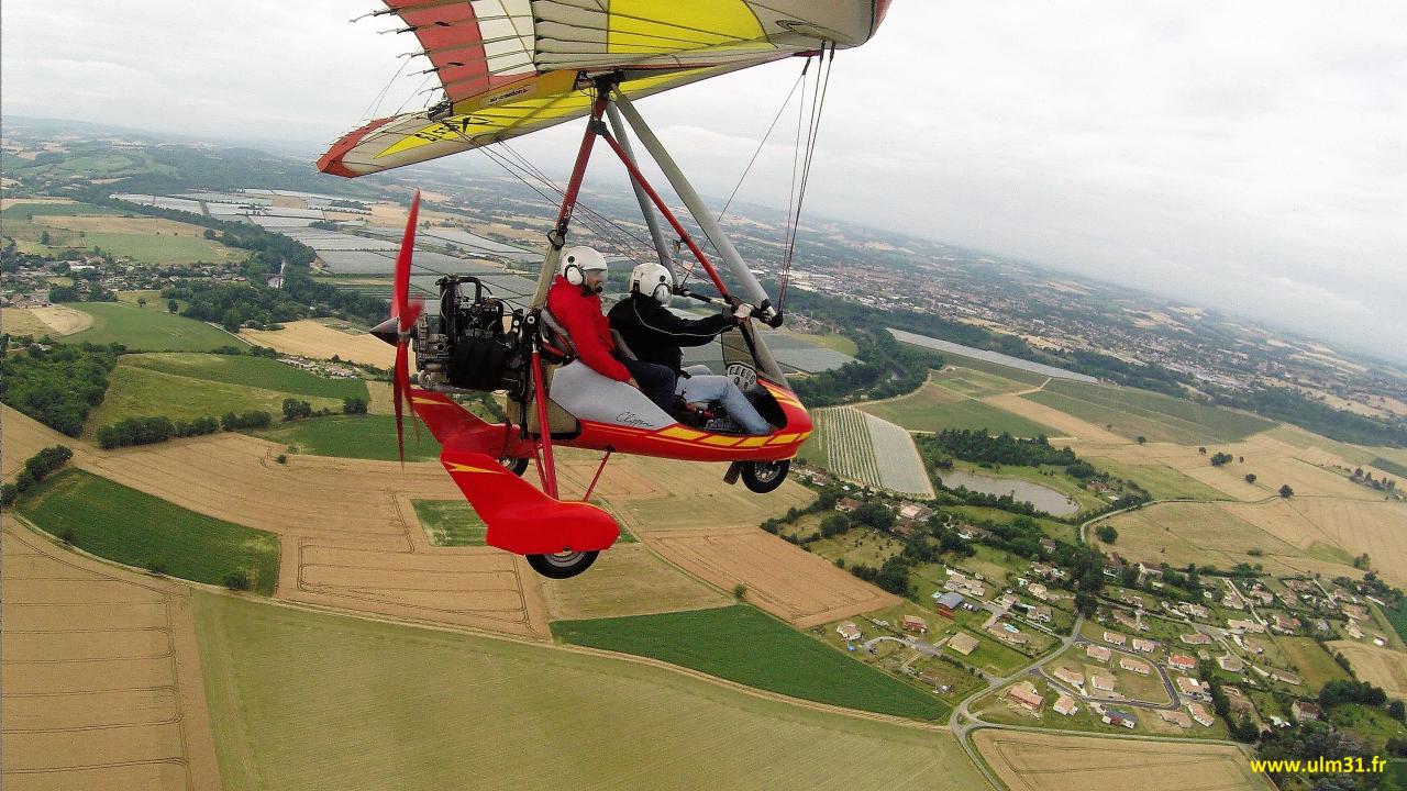 First flight in ULM