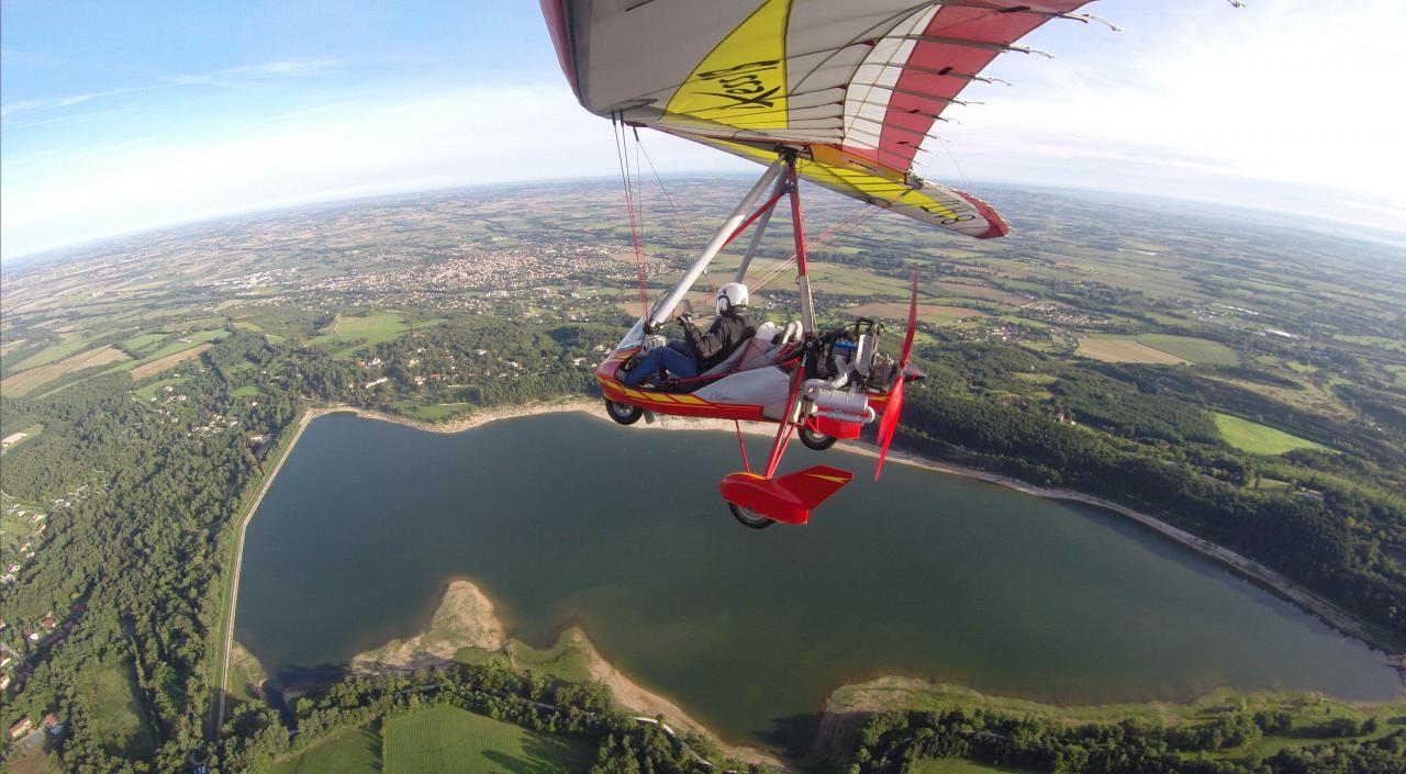 Gros plan sur le lac de St Féréol 23 août 2014