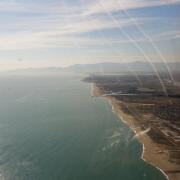 La côte de Port Bacarès au Pyrénées Orientales