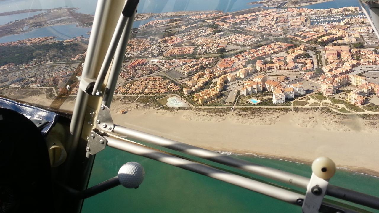 Port Leucate et la plage