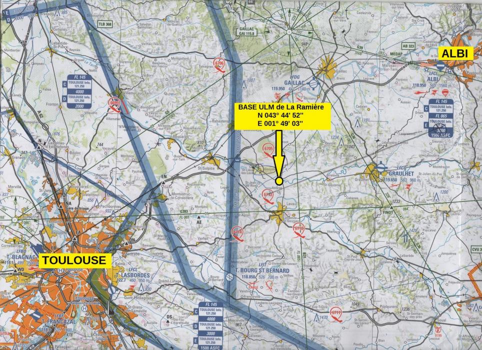 télécharger le plan d'accès par les airs