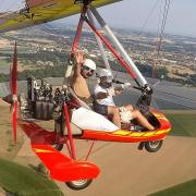 First flight and pilot training in ultra light toulouse tarn france