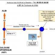 Plan d'accès par la route