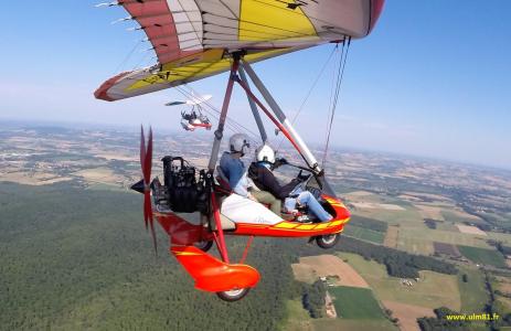 Philippe Strifèle baptêmes de l'air ULM Toulouse Lavaur Tarn