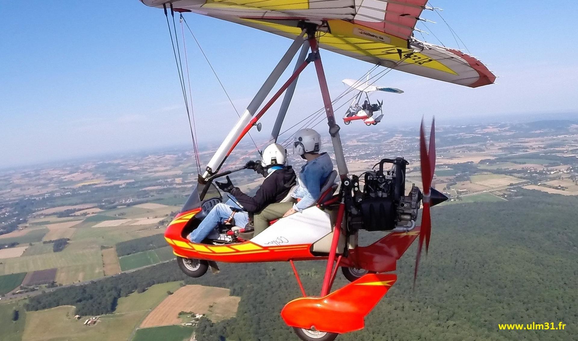 Baptême de l'air Trio ULM Toulouse