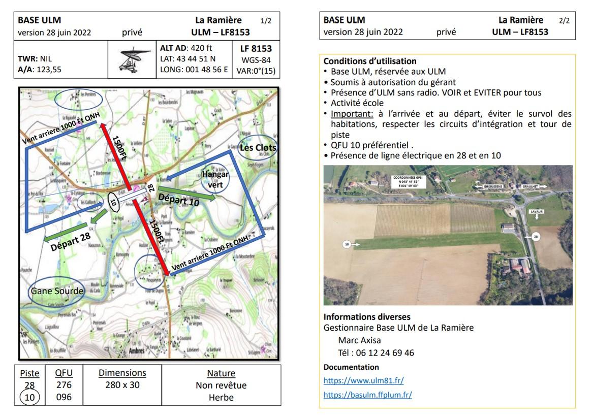 Vac ulm base ulm de la ramiere